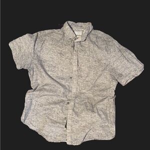 Denim & Flower Gray Casual Button Down Shirt